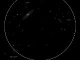 M 81 en M 82 met NGC 3077 (UMa) 5" - 40x